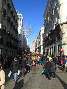 Madrid at Christmas.