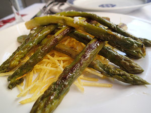 We are big fans of grilled asparagus.