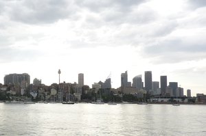 Sydney Skyline from Rushcutters Bay