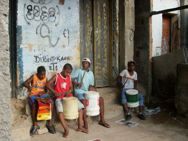 Drumming in the Favela