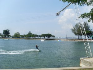 water ski-ing at east coast park