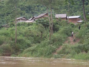 village down the Mekong river