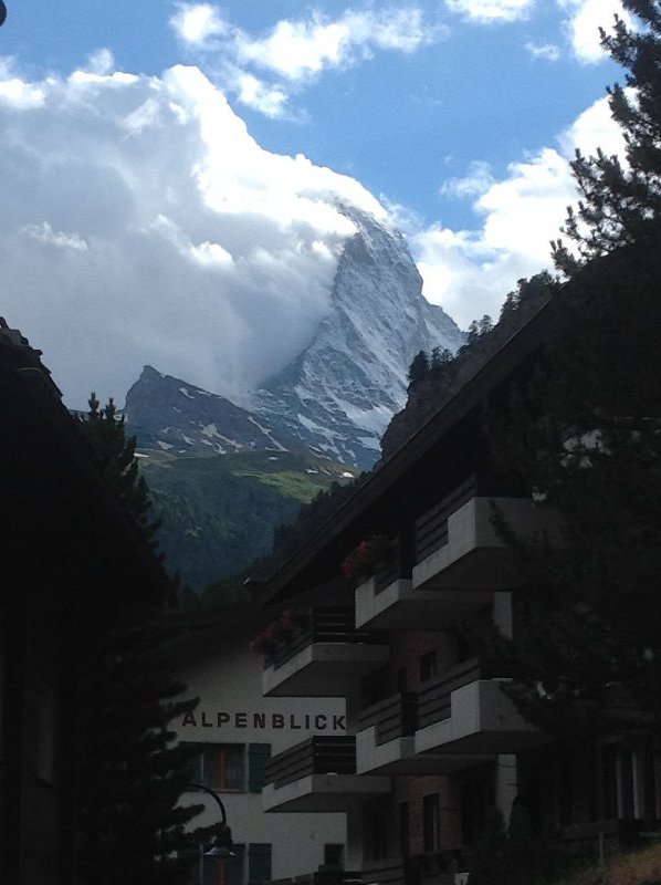 First view of the Matterhorn