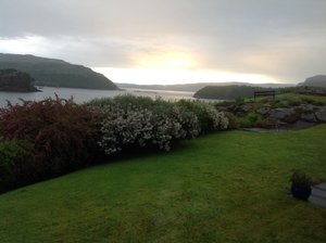 Sunrise at the Gables in Portree