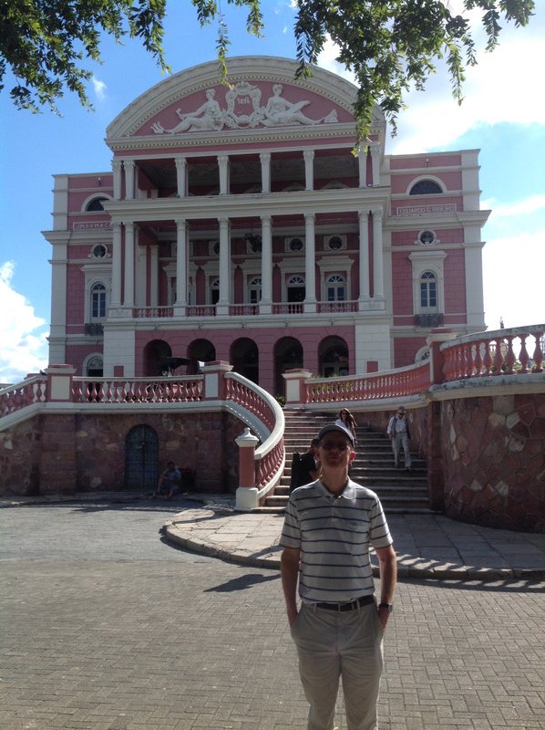 Wayne at Manaus Opera House