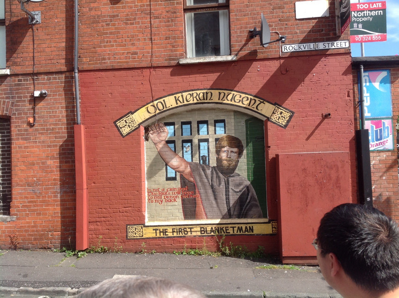 Belfast mural of IRA hunger striker