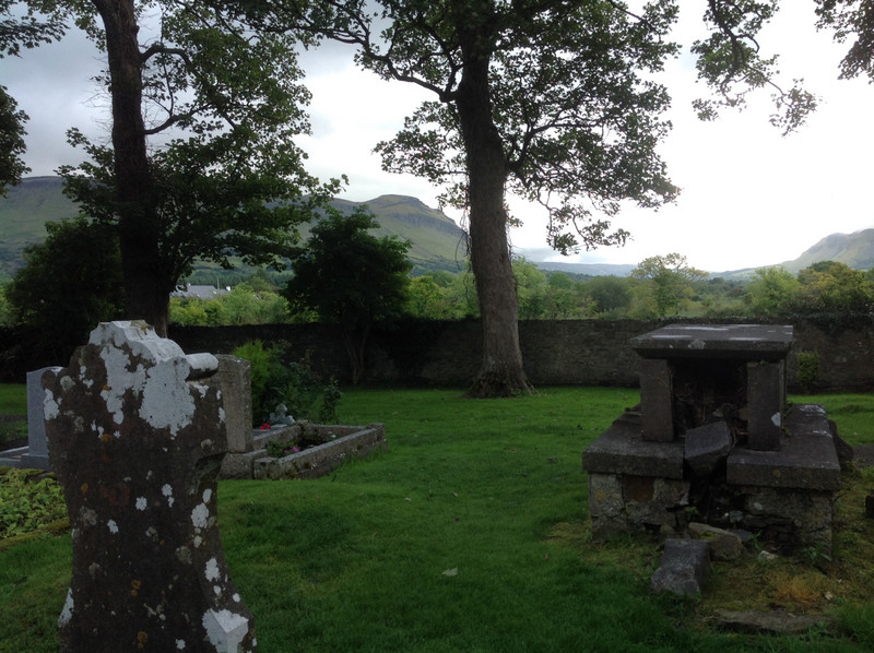 Cemetery where poet W.B. Yeats is buried.