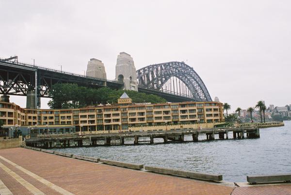 The Harbour Bridge before the climb