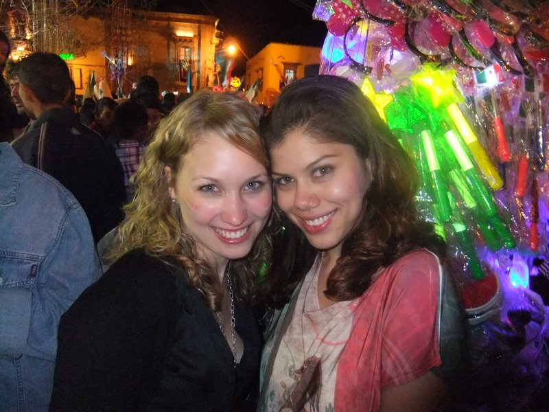 Luisa und ich in San Miguel bei "el grito"