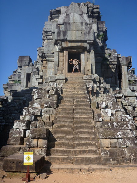 Steep Stairs up to the Temples