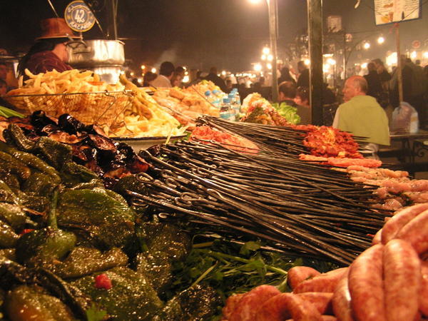 Marrakech night market