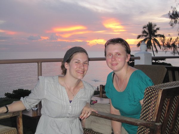 Sundowners at the Africa House Hotel, Stone Town