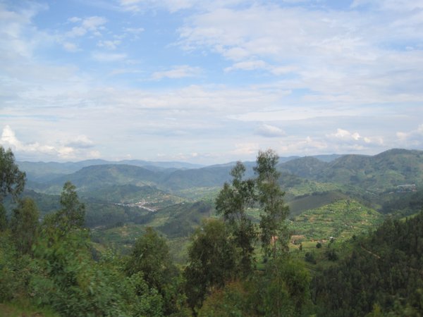 Beautiful and very hilly Rwanda