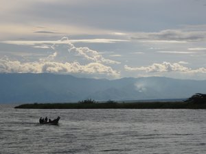 Looking across to the DRC