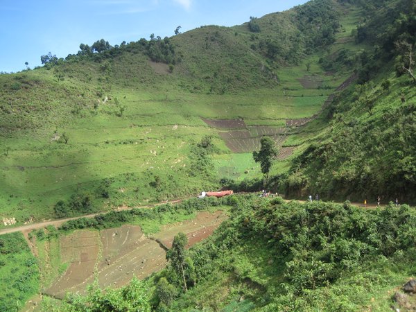 Rwandan mountain course