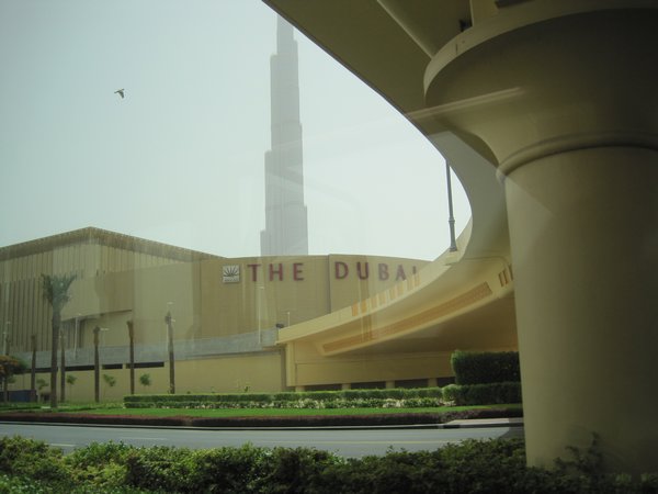 Dubai Mall and a bit of the Burj