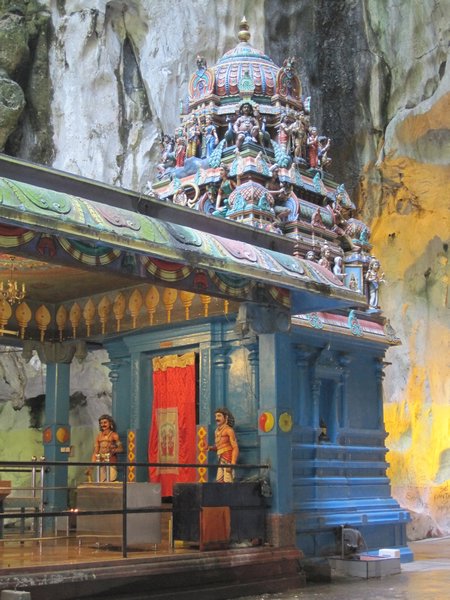 Hindu temple inside Batu Caves