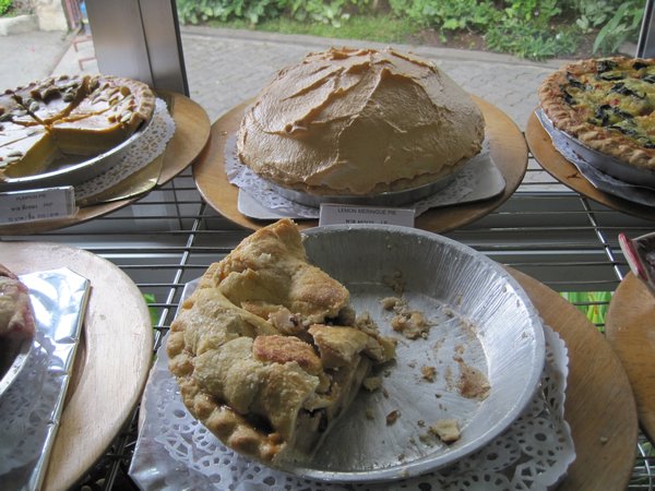 Huge Lemon Meringue Pie and other goodies