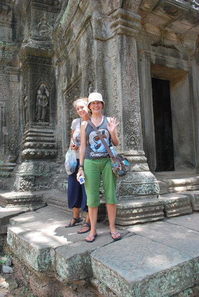 Me and Jacqui at Angkor Wat