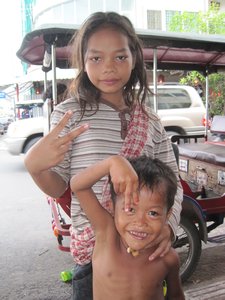 Street children, Phnom Penh