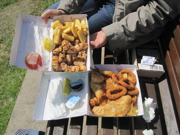 Fish and Chips at Watsons Bay