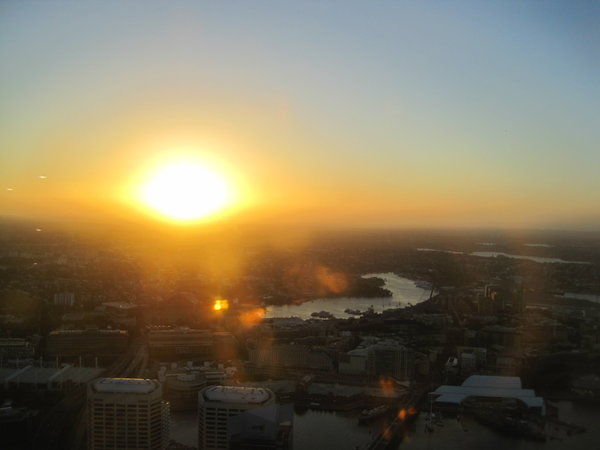 Sunset from Sydney Tower