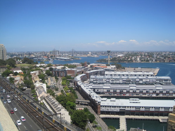 View from the Harbour Bridge Pylon