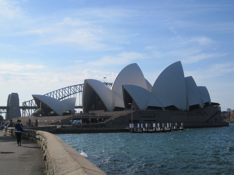 The Opera House and Bridge from Farm Cove