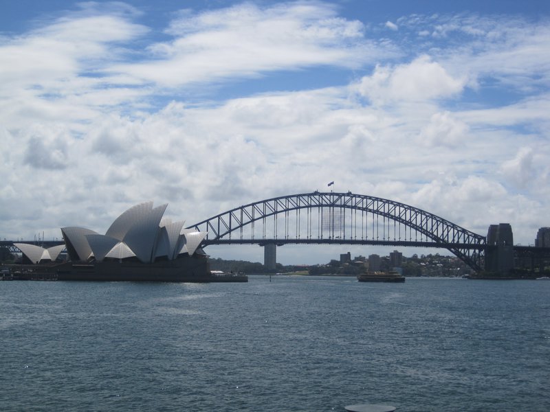 Opera House and Bridge from Macquarie's Point