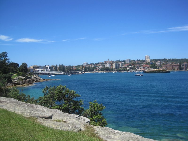 Looking back to Manly