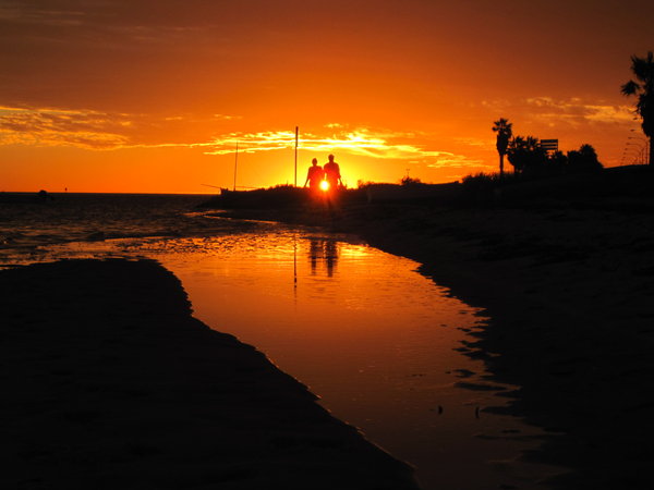 sunset at Shark Bay