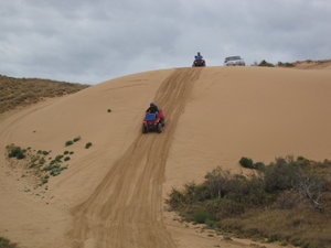 big dune quad biking!