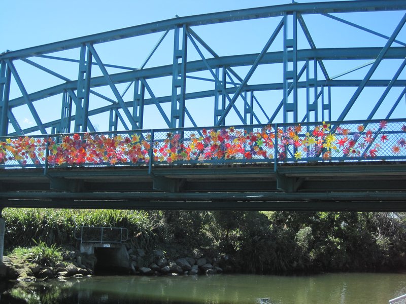 Counting flowers on the bridge...