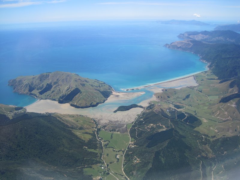 Cable Bay from the air