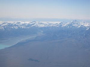 Mount Cook from the air