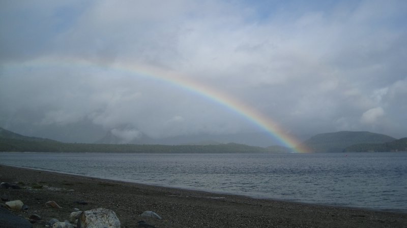 The pot of gold is in Lake Manapouri!