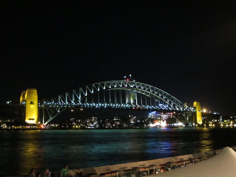 Harbour Bridge at night