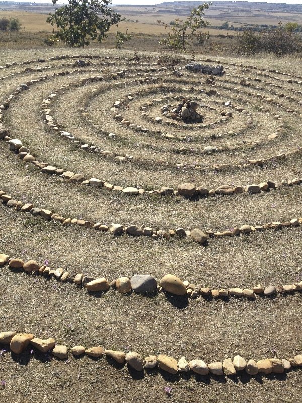 Stones in circle