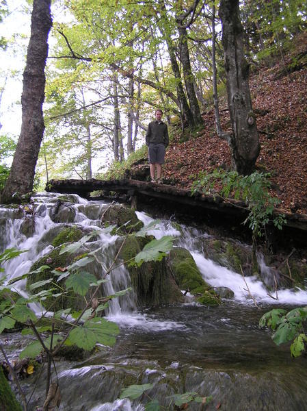 Ian at Plitvice Lakes