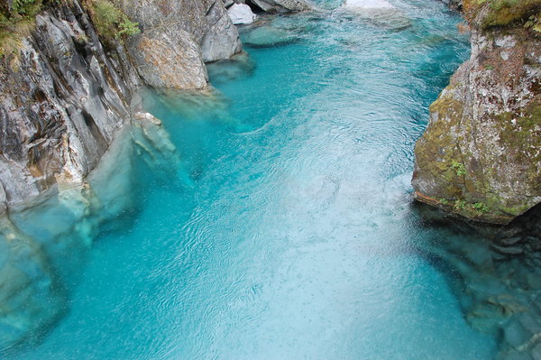 The blue pools