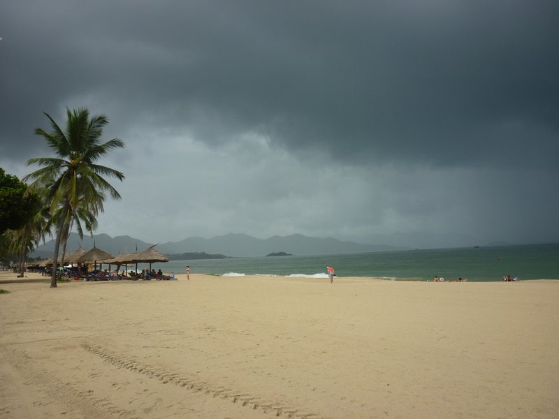 Stormy arrival to Nah Trang 