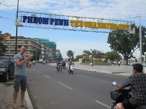 Arriving at Phnom Penh
