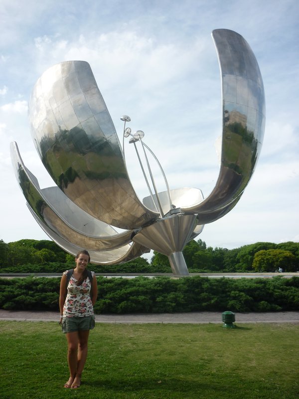 Floralis Generica in the United Nations Square