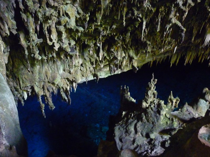 Inside Lago Azul Cave