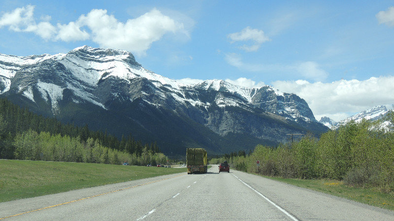 On our way to Canmore