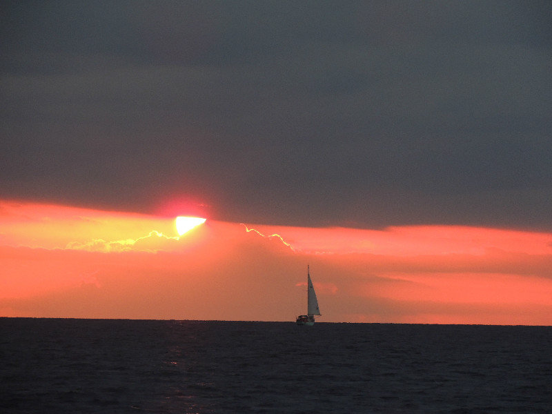 sunset over Chub Cay