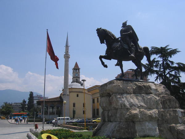Tirana - the... square