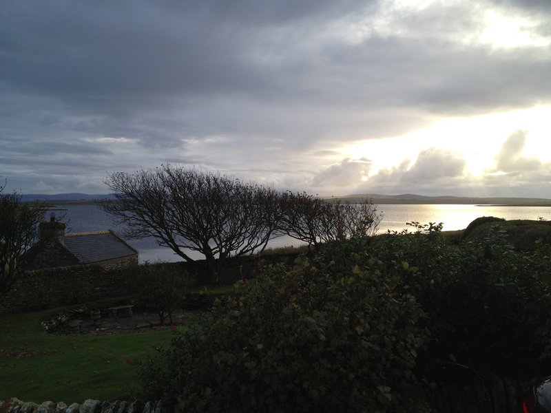 One last view from my Orkney hotel.