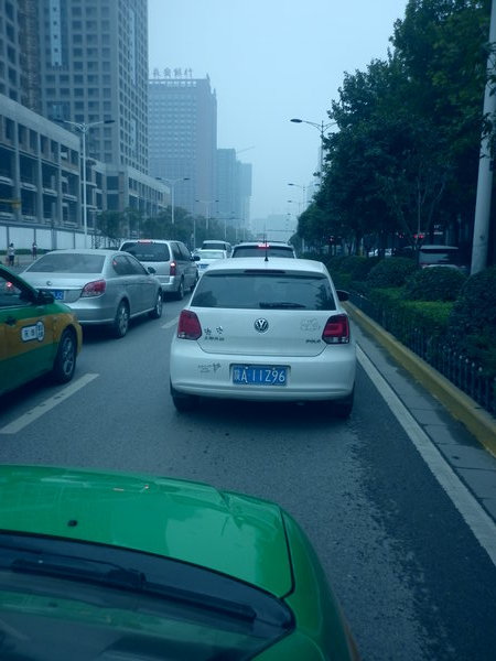 Taxi driving in Xi'an