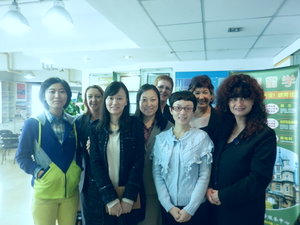 The girls at IDP Chengdu office